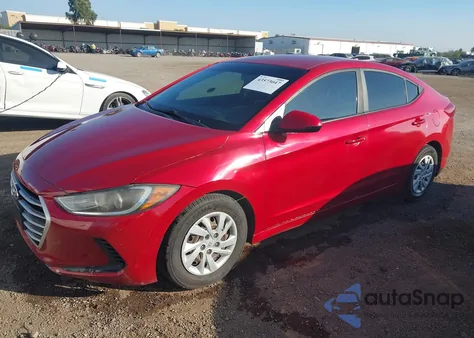 2017 Hyundai Elantra Se из США, поврежденный, VIN 5NPD74LF7HH092419